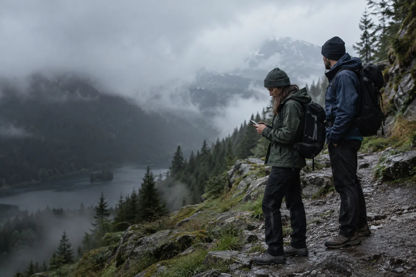 OSHI offline mesh messenger for hiking and off-grid trips